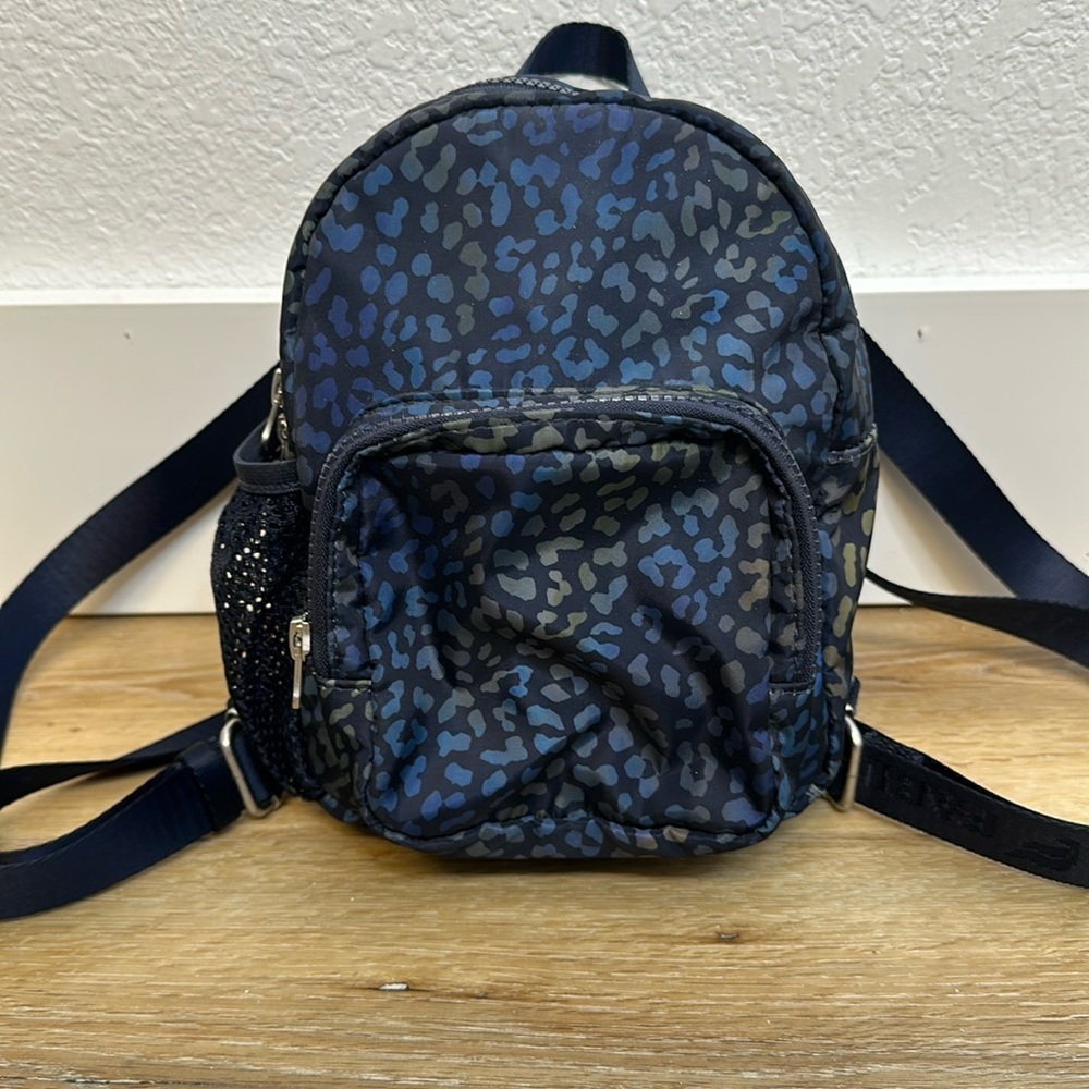 Fabletics Mini Backpack Rainbow Leopard Print - image 2